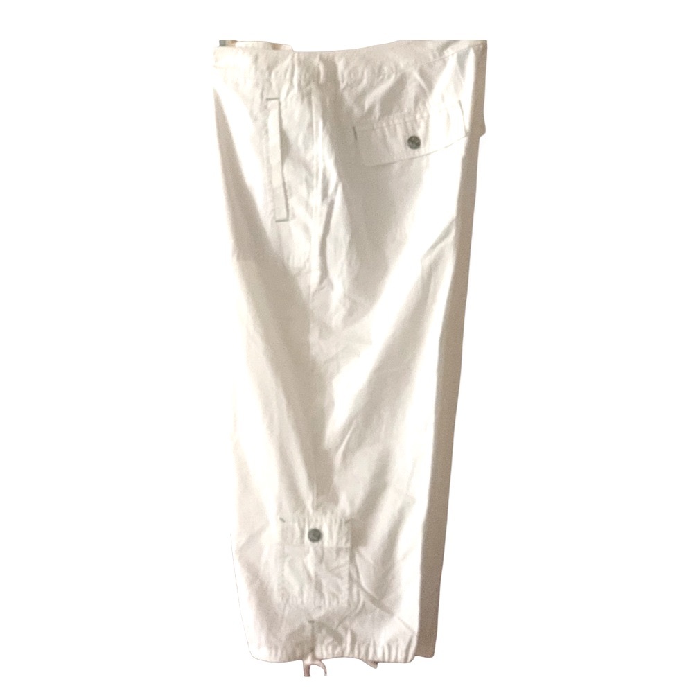 SO Blue Sigrid Olsen White Capri Pants